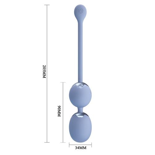 PRETTY LOVE - WILLIE Dream chaser 6, Blue, Wireless remote control 12 vibration functions Memory function na Arena.pl
