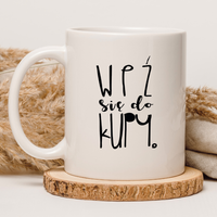 CHAMSKI KUBEK BEZ CENZURY | ŚMIESZNY PREZENT | DO PRACY BIURA DOMU | 330 ml