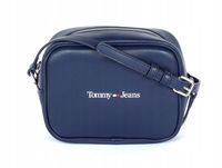 Tommy Jeans torebka skóra ekologiczna niebieski