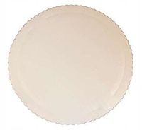 PODKŁAD POD TORT CIASTO - Tektura Falista - 34 cm Biały B - 1szt.