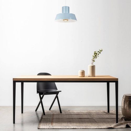 POLLY 1 Lampa wisząca - Industrialna, metalowa, niebieska 1xE27 na Arena.pl