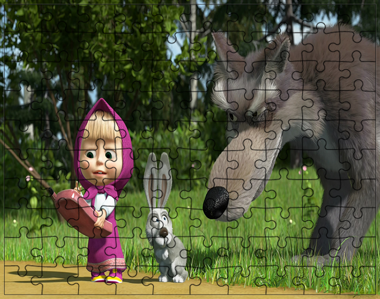 Puzzle Masza i Niedźwiedź zdjęcie 1