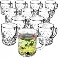 Szklanka Kubek Do Kawy Herbaty Soku 230 ml 12 szt