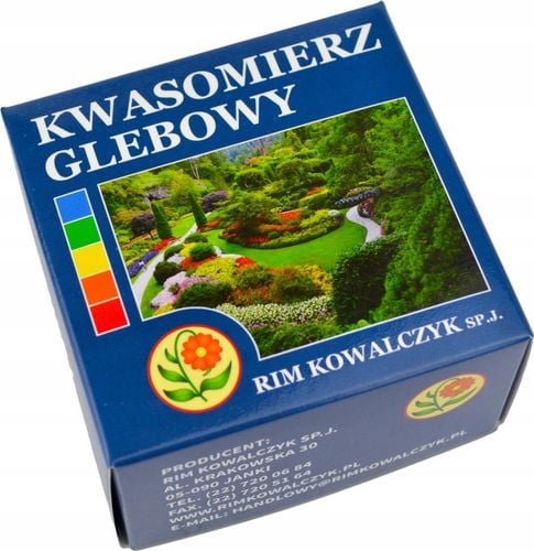 Tester pH gleby płytka porcelanowa płyn Helliga Kwasomierz Glebowy na Arena.pl