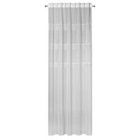 Firana na taśmie z szelkami pasy struktura siatki INES 140X270 biała