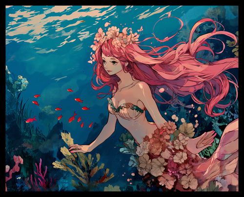 Plakat 50x40cm Nimfa Oceanu na Arena.pl