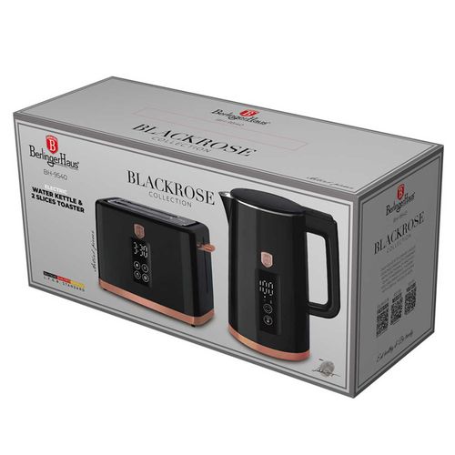 czajnik elektryczny 1,7l + toster cyfrowy berlinger haus bh-9540 black rose na Arena.pl
