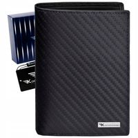 KOCHMANSKI portfel męski skórzany skóra carbon czarny duży rfid PREMIUM