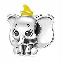 Zawieszka SREBRO 925 Koralik Charms Disney Słoń Dumbo