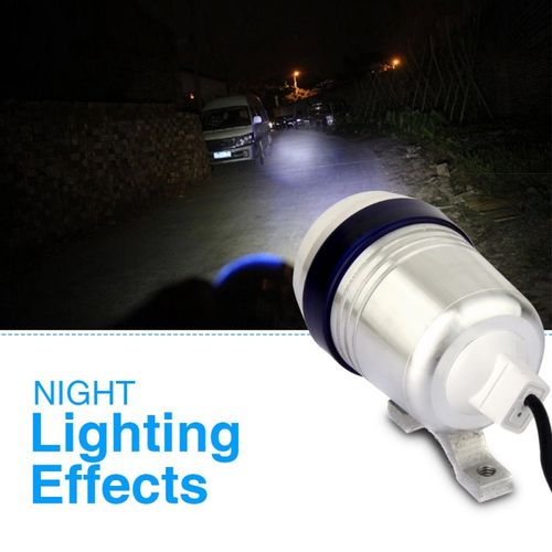 2xHalogen motocyklowy U3 srebrny z ringiem blue+wł na Arena.pl