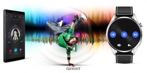 Smartwatch Giewont Vertex SmartCall GW450-5 Silver/Carbon Leather na Arena.pl