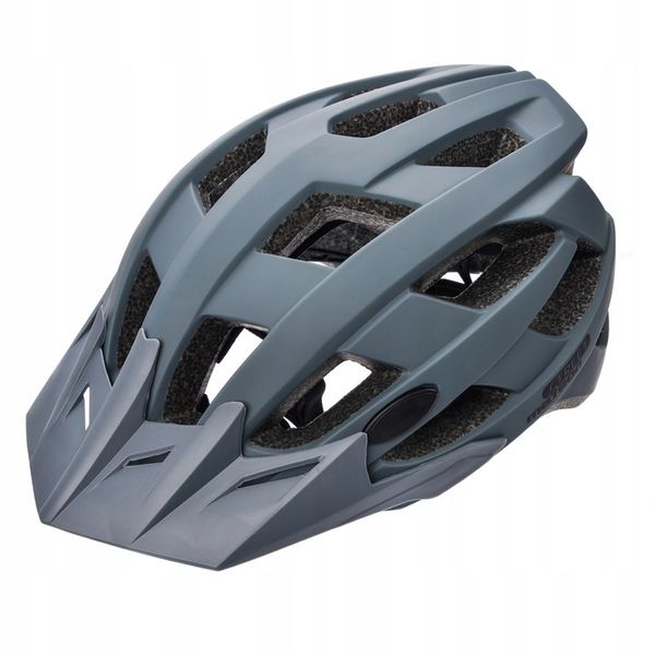 KASK ROWEROWY METEOR STREET M 55-58 IN-MOLD szary zdjęcie 2