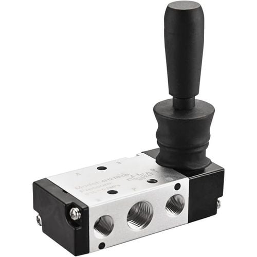 ZAWÓR PNEUMATYCZNY RĘCZNY MECHANICZNY BISTABILNY SIŁOWNIKA 4H210-08 5/2 1/4 na Arena.pl