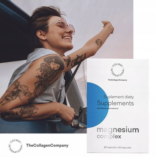 MAGNEZ Magnesium Complex Cytrynian,Glicynian,Mleczan magnezu Wit. B6 COLWAY na Arena.pl