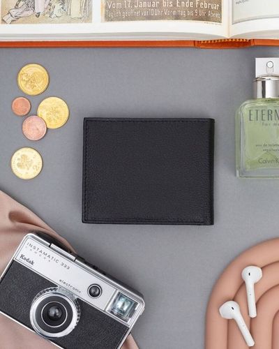 mały, skórzany portfel męski z systemem rfid - 4u cavaldi na Arena.pl