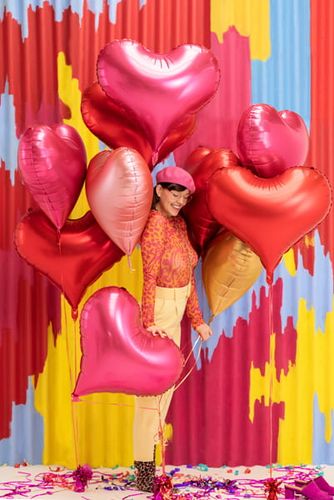balon foliowy serce, 75x64,5 cm, czerwony na Arena.pl