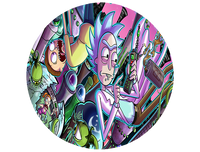 Opłatek na tort Rick i Morty