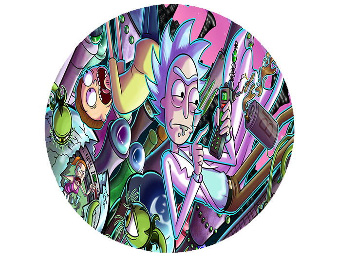 Opłatek na tort Rick i Morty zdjęcie 1