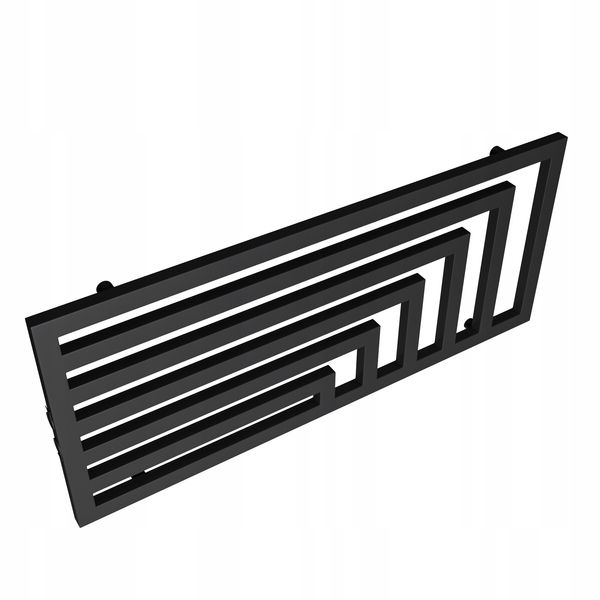 POZIOMY GRZEJNIK LAOS 52x160 CZARNY MAT zdjęcie 2