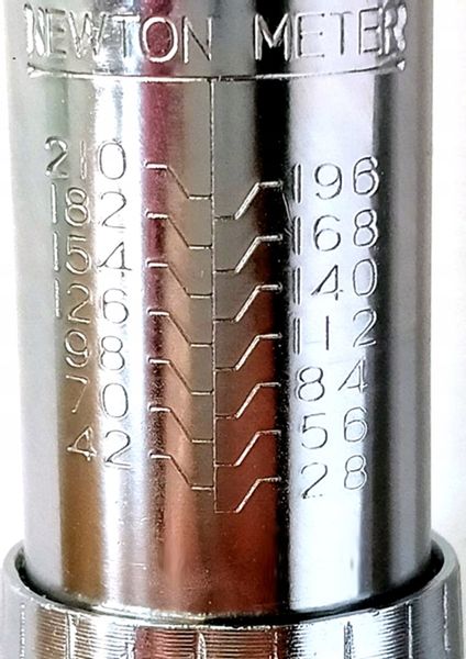 KLUCZ DYNAMOMETRYCZNY 17/19/21 1/2 28-210Nm DO KÓŁ zdjęcie 15