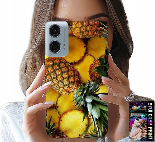 ETUI DO MOTOROLA G24 / G04 - ANANAS OWOCOWY CASE OBUDOWA + FOLIA na Arena.pl
