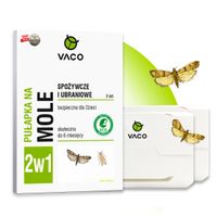 Pułapka na mole spożywcze ubraniowe 2w1 Lep na mole 2szt VACO