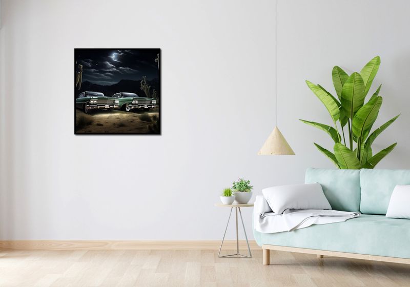 Plakat 70x70cm Nostalgiczne Spotkanie zdjęcie 4
