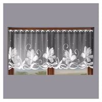 Firanka Srebrna Vira wysokość 90 cm 🔲 DomoweTekstylia | WN9032 S90