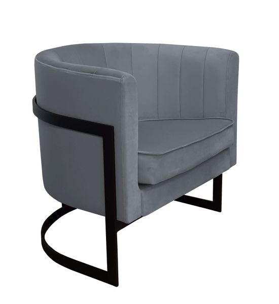 Fotel Glamour podstawa czarna BL14 zdjęcie 1