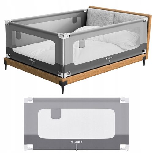 Barierka do łózka ochronna TULANO bramka zabezpieczająca składana na Arena.pl