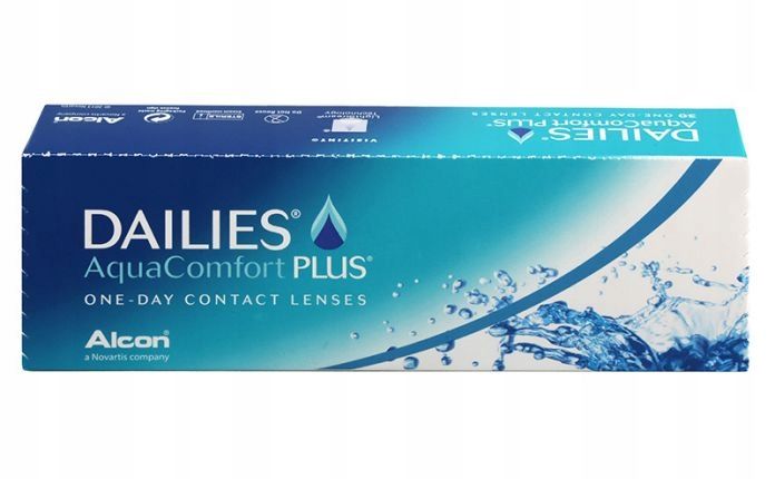 Soczewki jednodniowe Alcon Dailies AquaComfort Plus 30 szt. Moc -2.25 zdjęcie 2