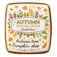 CIASTKO LUKROWANE  AUTUMN  SPECIAL ROZ.L PION JESIEŃ RĘCZNIE ROBIONE