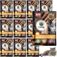 karma mokra dla kota turna cats z kurczakiem 10 x 100g bez zbóż 91% mięsa