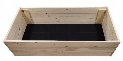 WARZYWNIAK SKRZYNIA NA WARZYWA ZIELNIK 80x120 INSPEKT WYSOKI + AGROWŁÓKNINA na Arena.pl