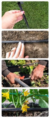 LINIA KROPLUJĄCA NAWADNIANIE KROPELKOWE 100m +192 ELEMENTY WĄŻ KROPELKUJĄCY na Arena.pl