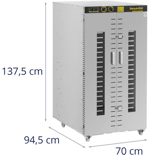 Suszarka przemysłowa do żywności ziół owoców 24 ruszty 40-90 C 5850 W na Arena.pl