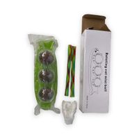 zabawka dla kota 3x kulki z kocimiętką do lizania