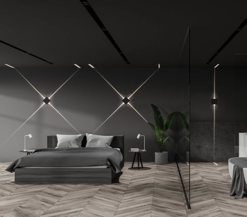 Kinkiet do sypialni Mollis 616004102 Elkim LED 4W 3000K kostka biała na Arena.pl