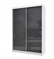 Szafa Przesuwna PARIS 150 Połysk szara