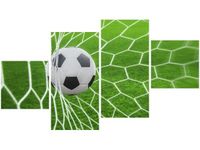 90CM 160 OBRAZ 4 ELEM PIŁKA BRAMCE ŚCIENNY