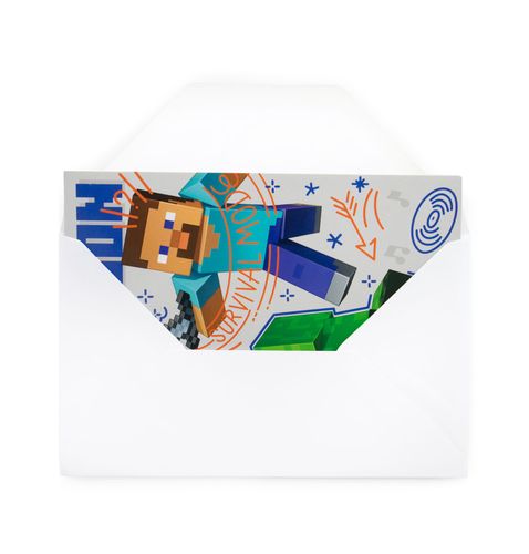 Kartka urodzinowa Minecraft na Arena.pl