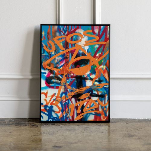 Plakat abstrakcje graffiti spray 30x40 cm na Arena.pl