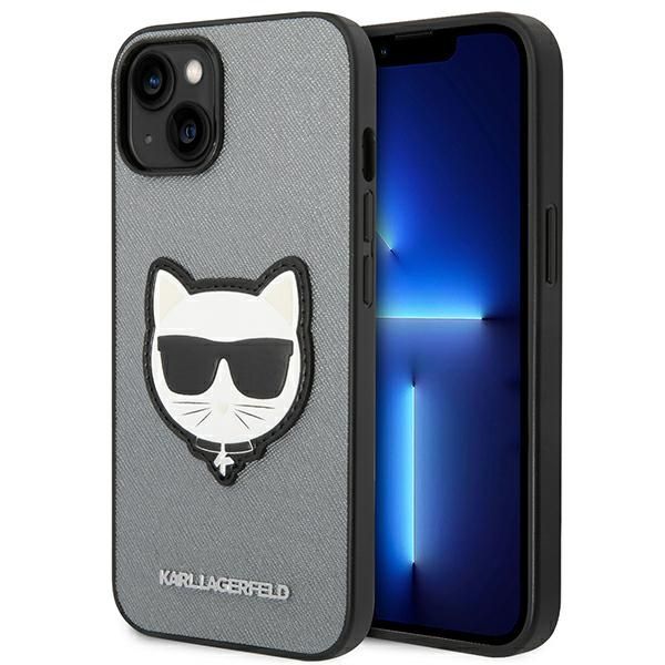 Etui Karl Lagerfeld do iPhone 15 Plus, iPhone 14 Plus, Srebrny zdjęcie 1