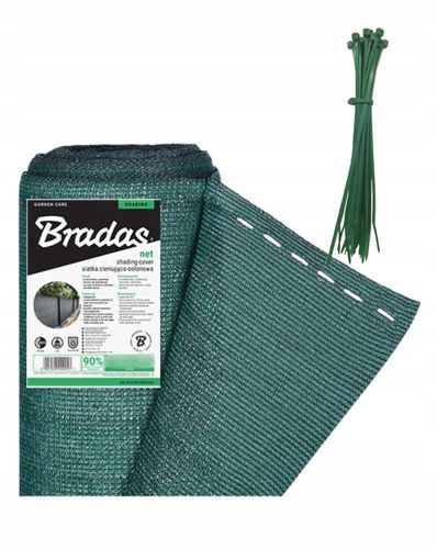 SIATKA CIENIUJĄCA 90% OSŁONA OGRODZENIE PŁOT BALKON 1,2x25m ZIELONA na Arena.pl