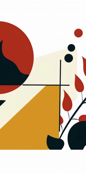 Plakat 50x100cm Ogień i Flora zdjęcie 1