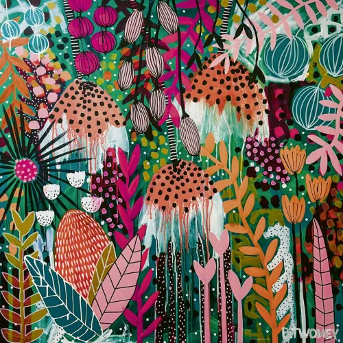 Puzzle 1000 elementów. Flowery, Rubinowe słońce na Arena.pl