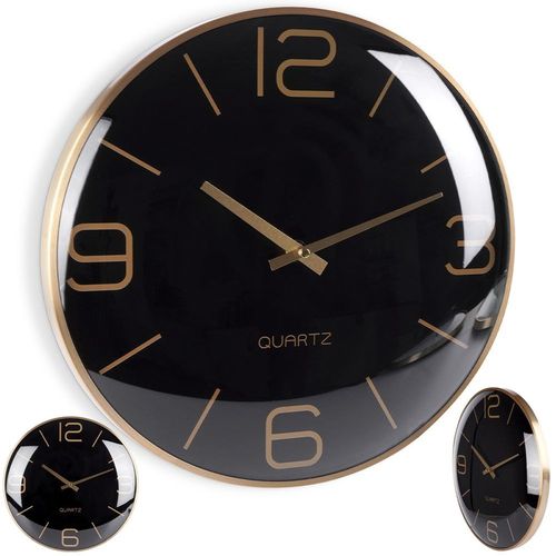 Zegar ścienny złoty czarny 30 cm na Arena.pl