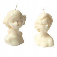 Świeca sojowa wolnostojąca dekoracyjna zestaw kobiety prezent naturalna