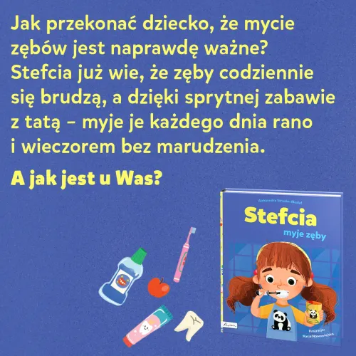 Stefcia myje zęby na Arena.pl