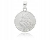 Medalik Srebrny ze Św. Krzysztofem Patron Kierowców Wisiorek pr.925